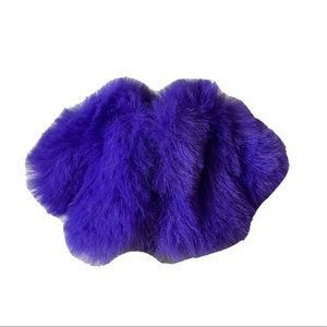 Barbie Extra Minis Doll Coat Purple Faux Fur Jacket Fits 5.5 Inch Dolls